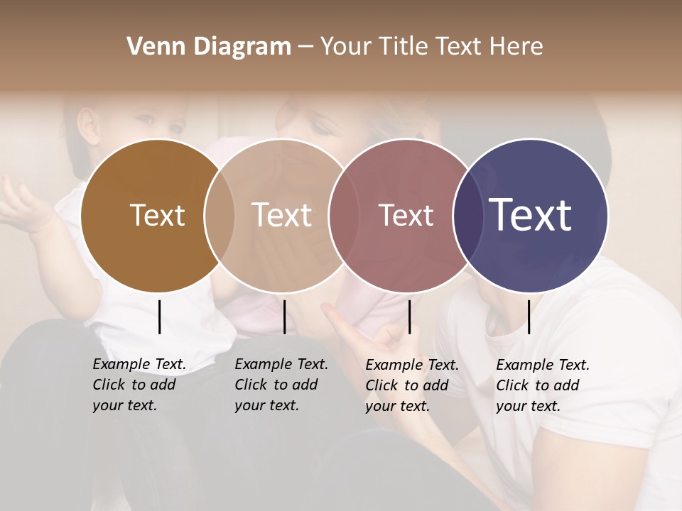 Son Embracing Cheerful PowerPoint Template