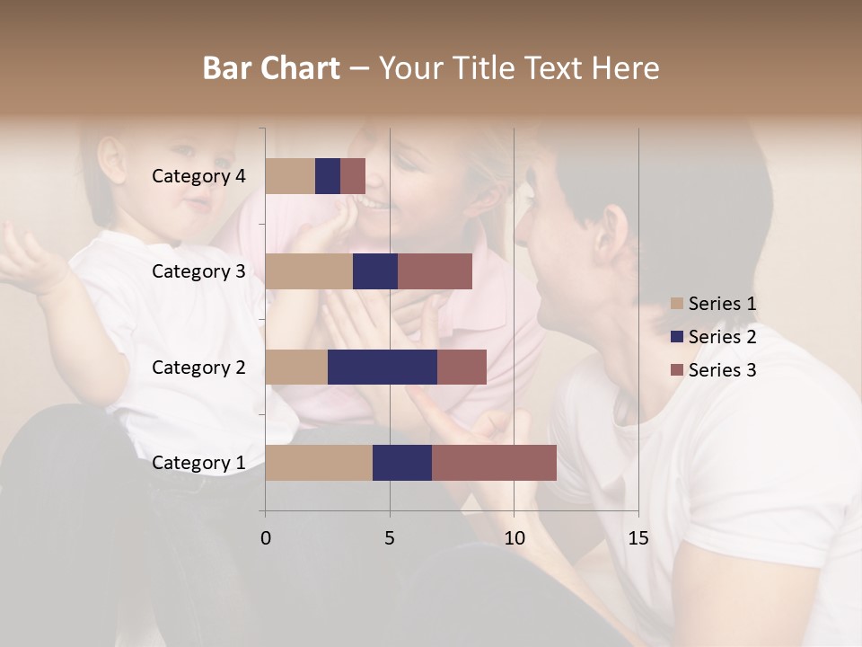 Son Embracing Cheerful PowerPoint Template