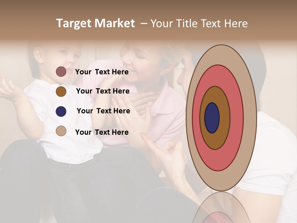 Son Embracing Cheerful PowerPoint Template