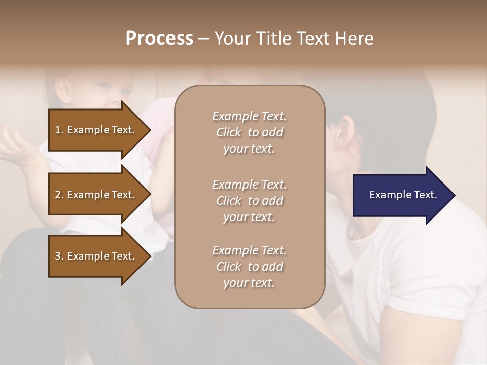 Son Embracing Cheerful PowerPoint Template