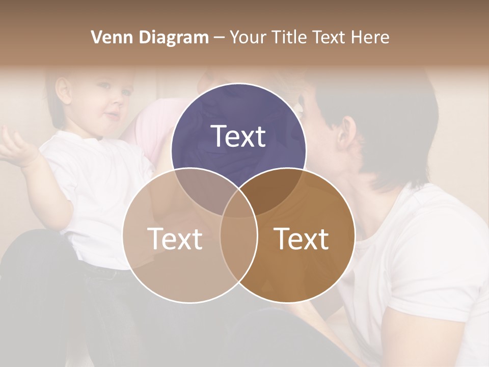 Son Embracing Cheerful PowerPoint Template