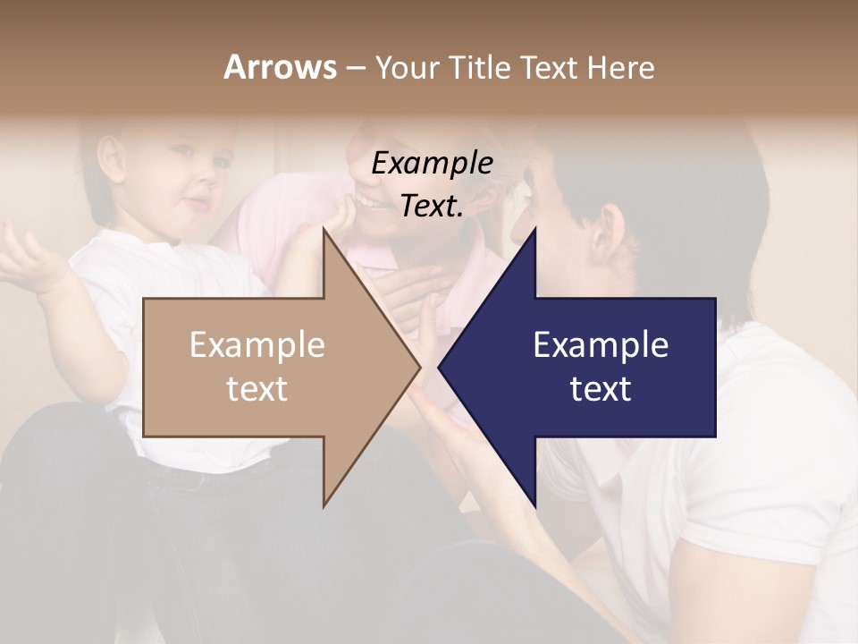 Son Embracing Cheerful PowerPoint Template