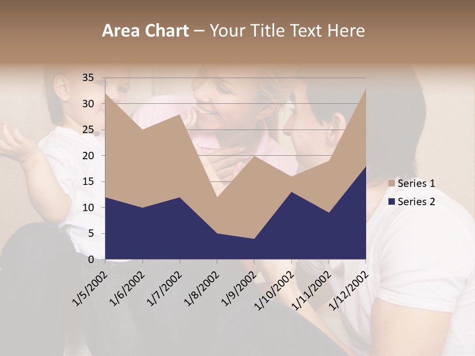Son Embracing Cheerful PowerPoint Template