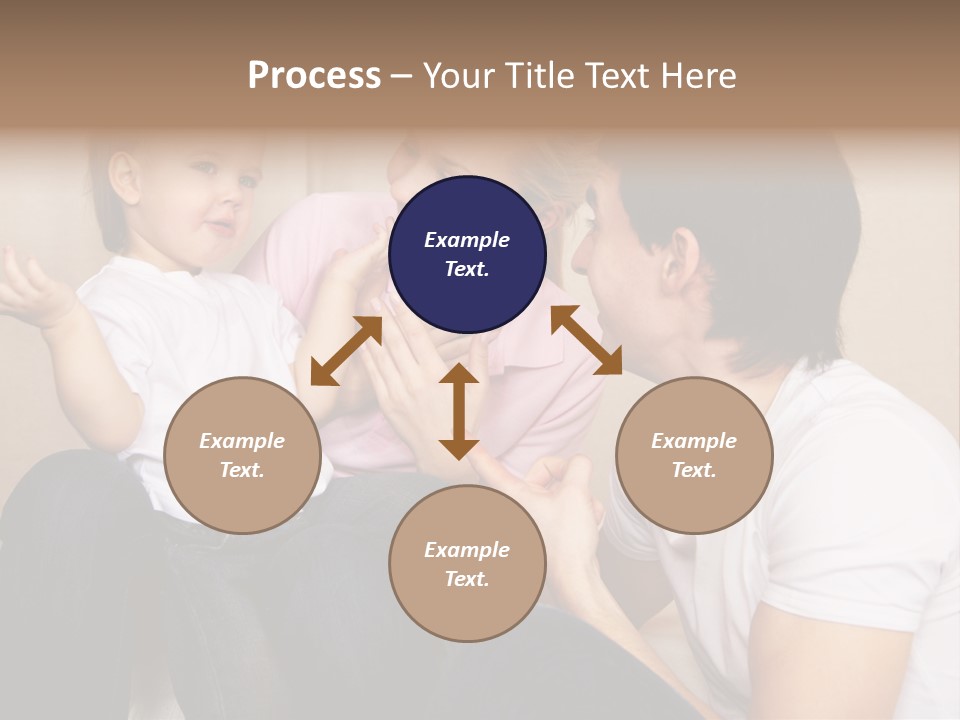 Son Embracing Cheerful PowerPoint Template