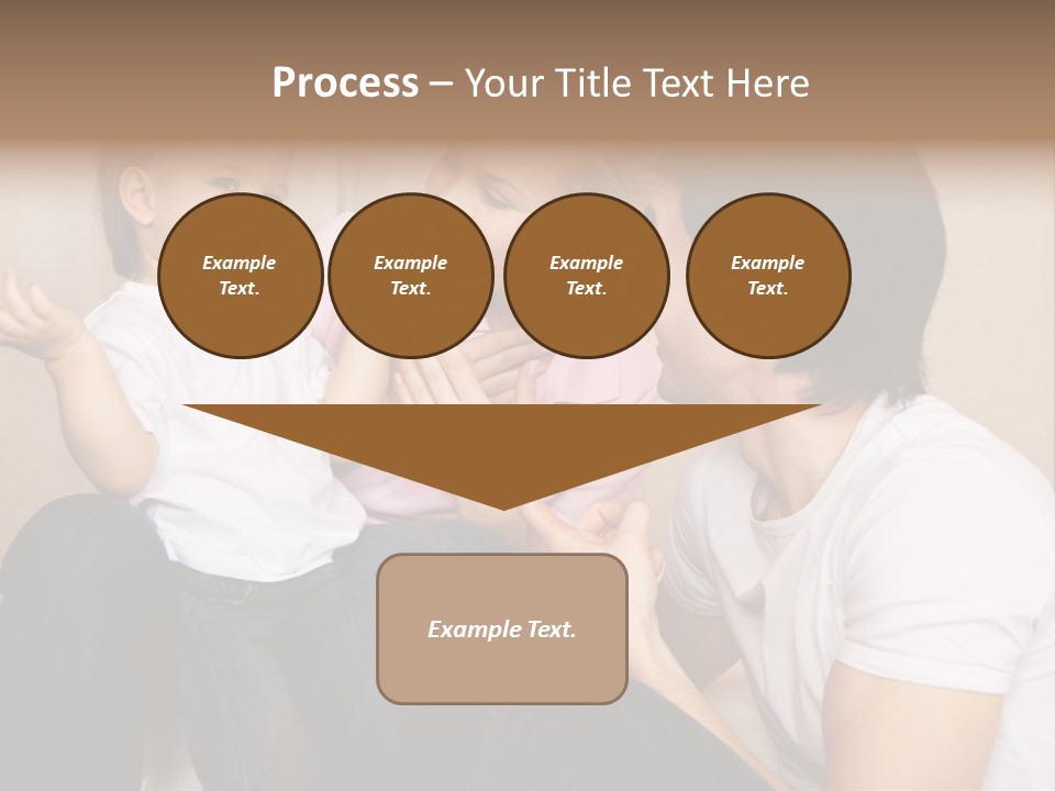 Son Embracing Cheerful PowerPoint Template