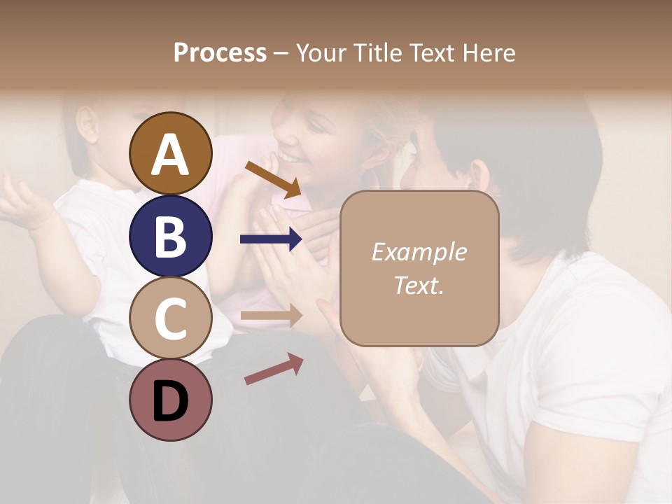 Son Embracing Cheerful PowerPoint Template