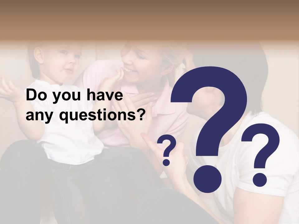 Son Embracing Cheerful PowerPoint Template