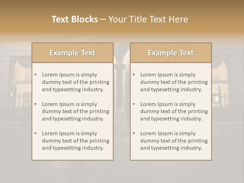 Hotel Dream PowerPoint Template