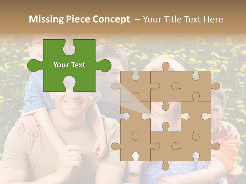 Happy Healthy Family PowerPoint Template