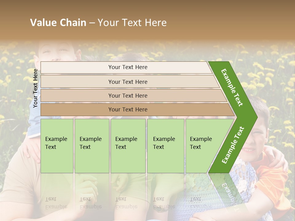 Happy Healthy Family PowerPoint Template