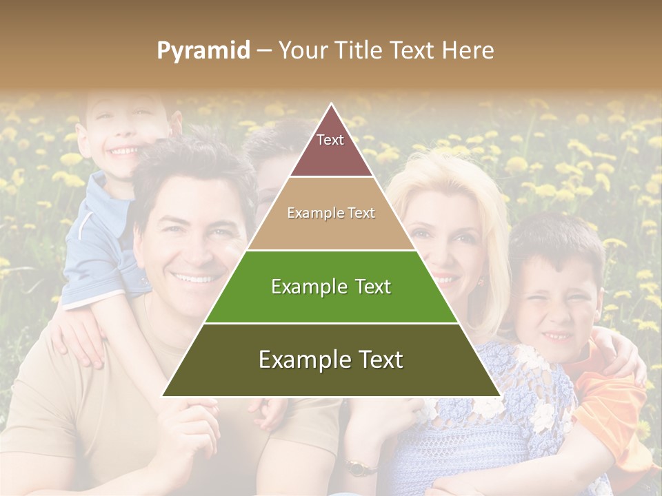 Happy Healthy Family PowerPoint Template