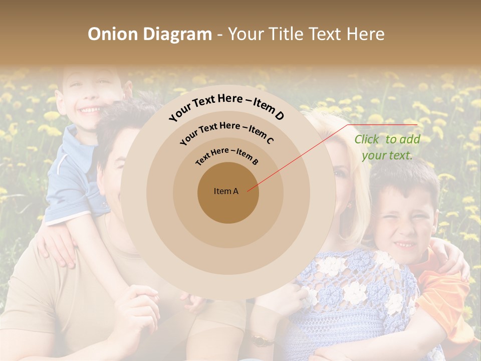 Happy Healthy Family PowerPoint Template