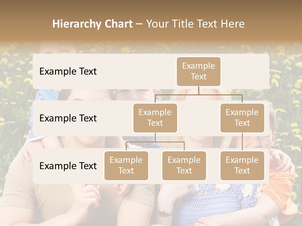 Happy Healthy Family PowerPoint Template