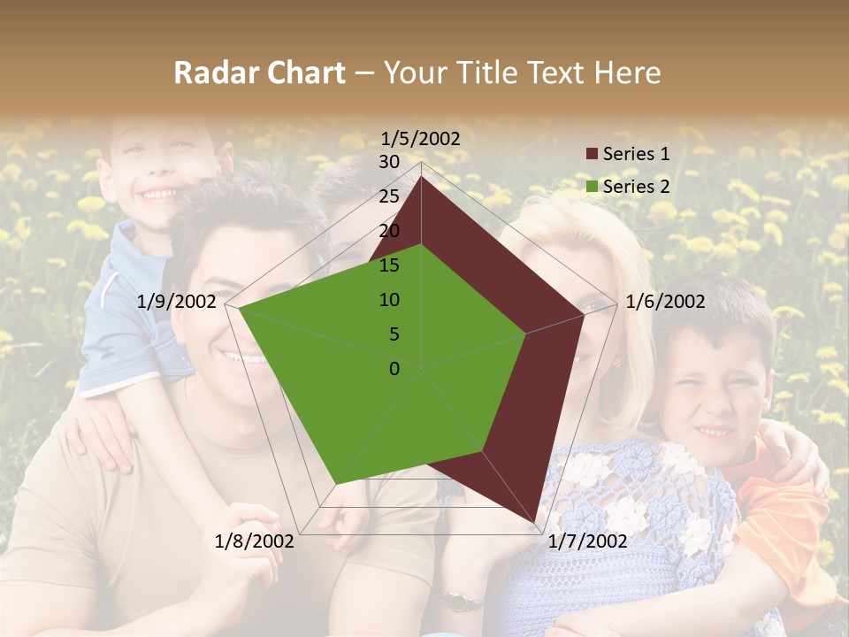 Happy Healthy Family PowerPoint Template