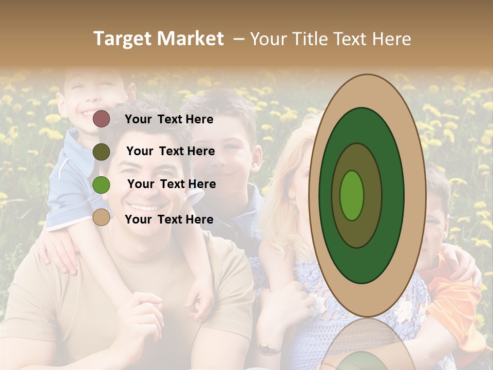 Happy Healthy Family PowerPoint Template