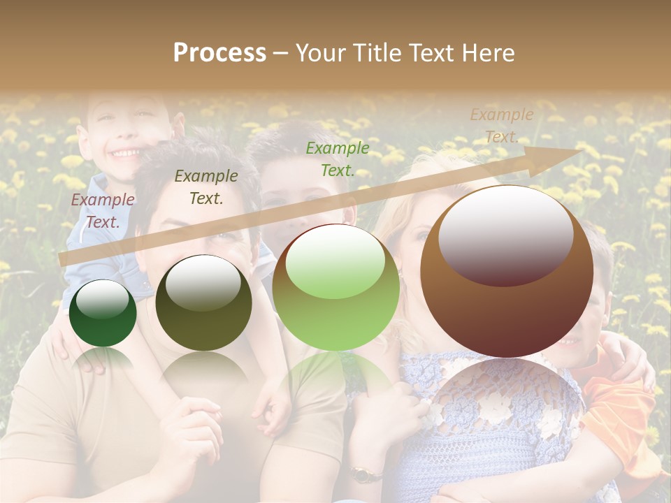 Happy Healthy Family PowerPoint Template