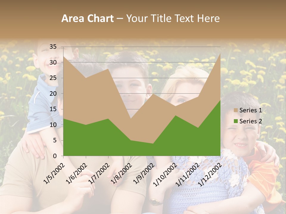 Happy Healthy Family PowerPoint Template