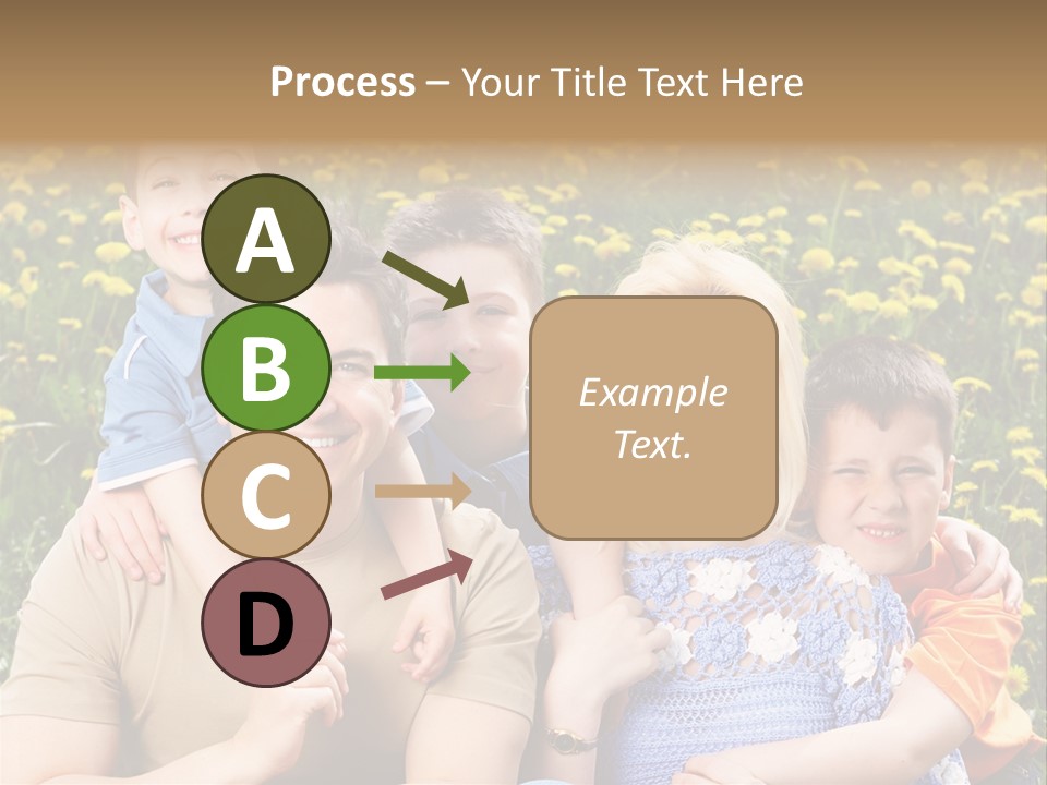 Happy Healthy Family PowerPoint Template