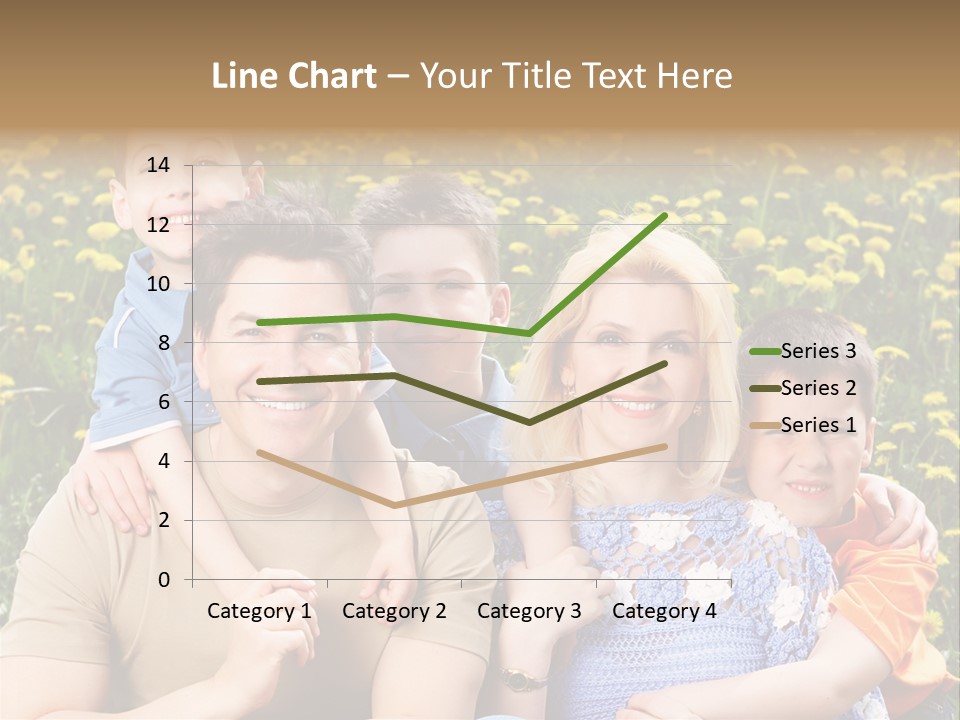 Happy Healthy Family PowerPoint Template