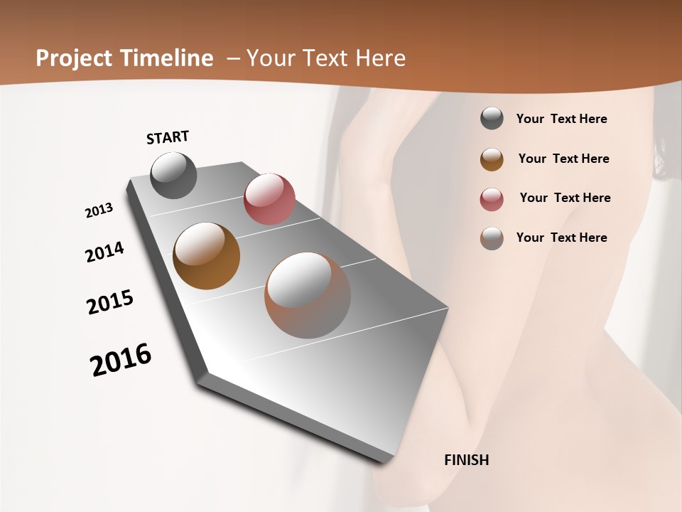 Twenties Woman Studio PowerPoint Template