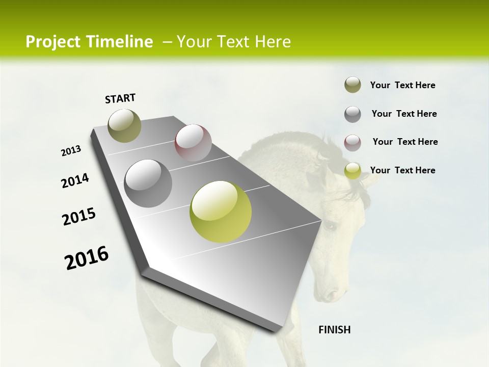 Beautiful Horses PowerPoint Template