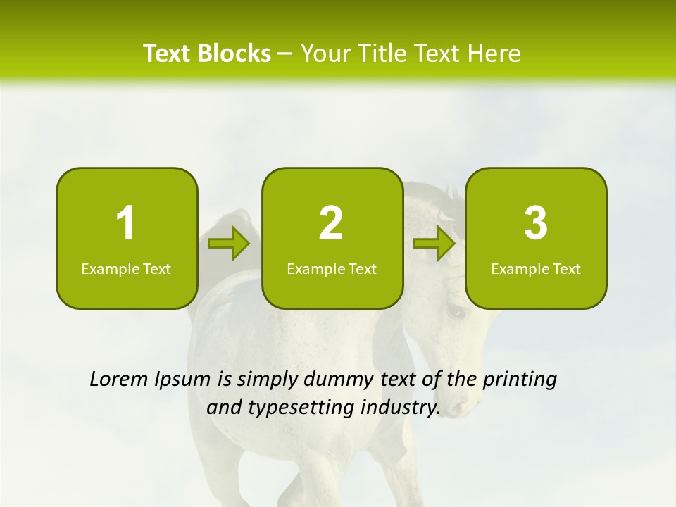 Beautiful Horses PowerPoint Template