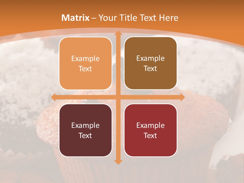 Cupcake Nutrition Treat PowerPoint Template