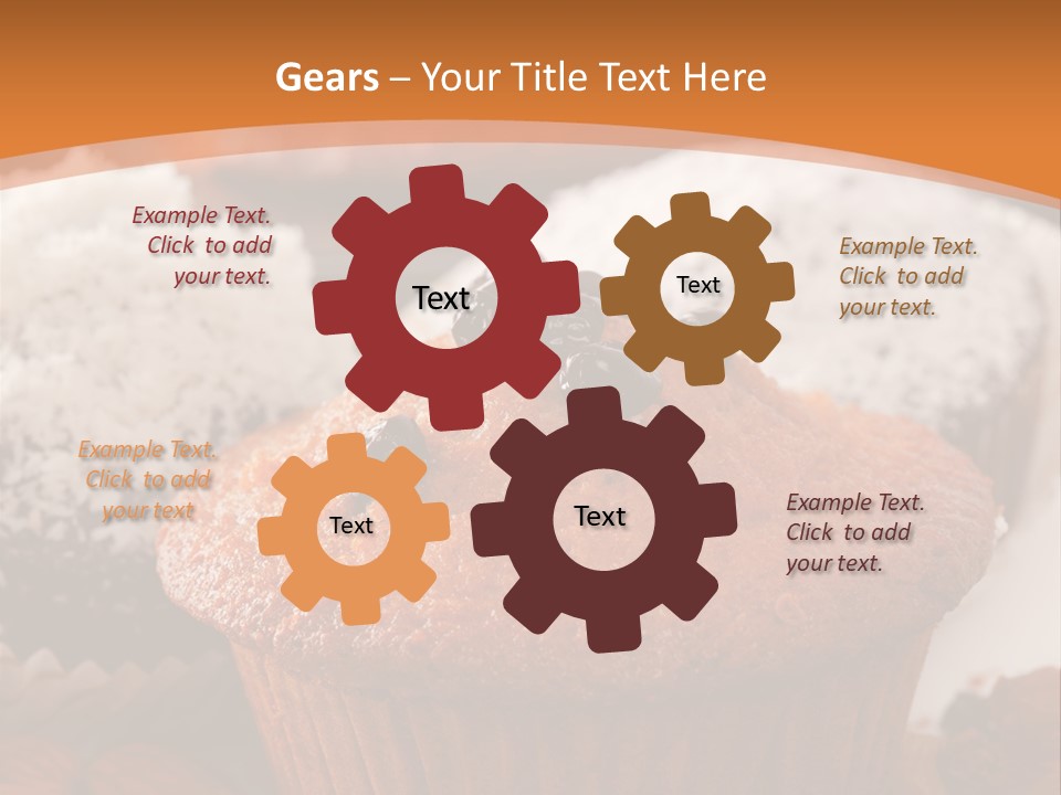 Cupcake Nutrition Treat PowerPoint Template
