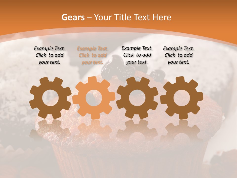 Cupcake Nutrition Treat PowerPoint Template