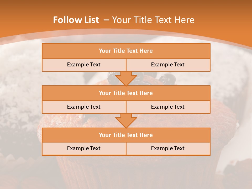 Cupcake Nutrition Treat PowerPoint Template