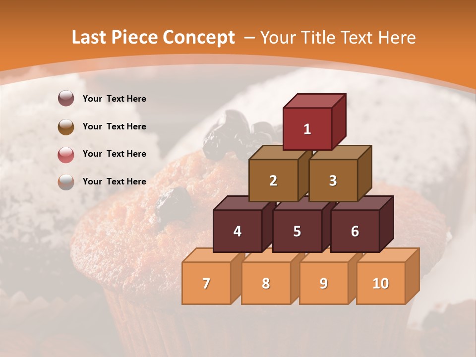 Cupcake Nutrition Treat PowerPoint Template