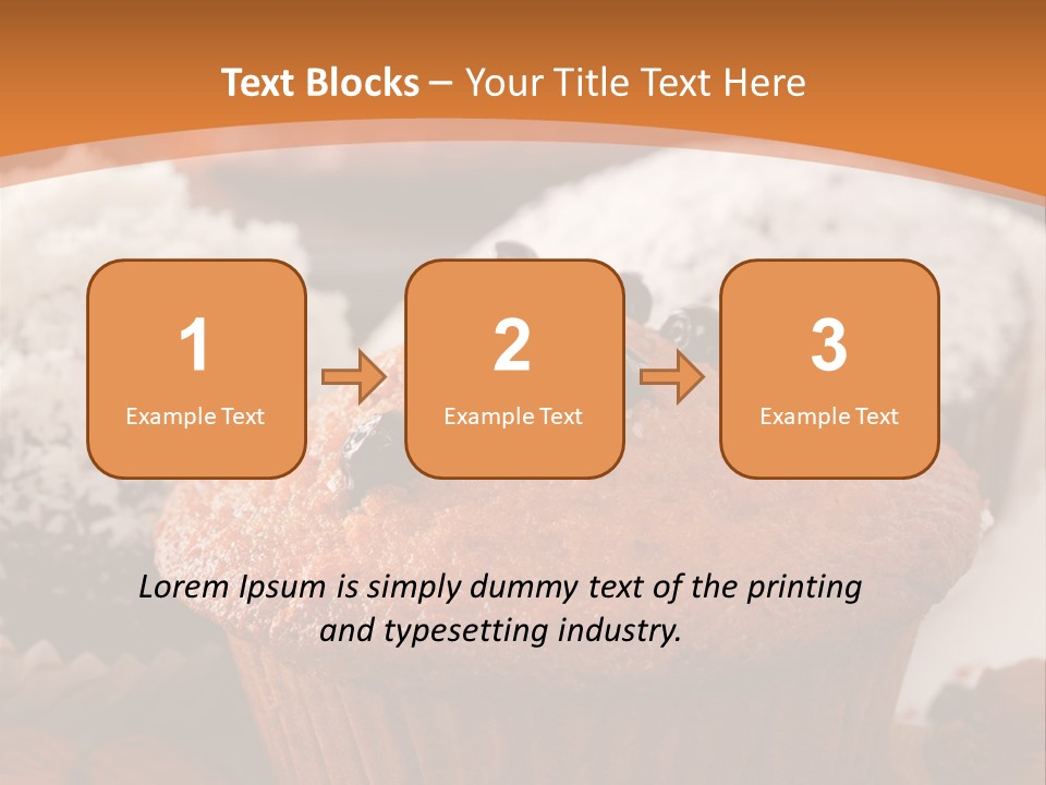 Cupcake Nutrition Treat PowerPoint Template