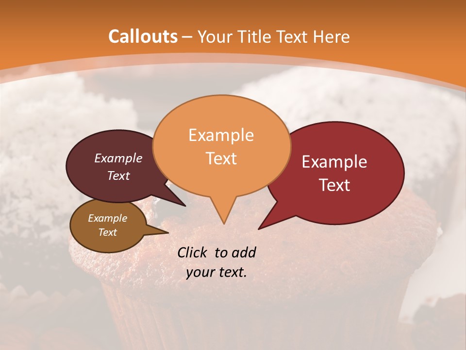 Cupcake Nutrition Treat PowerPoint Template