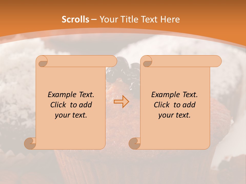 Cupcake Nutrition Treat PowerPoint Template