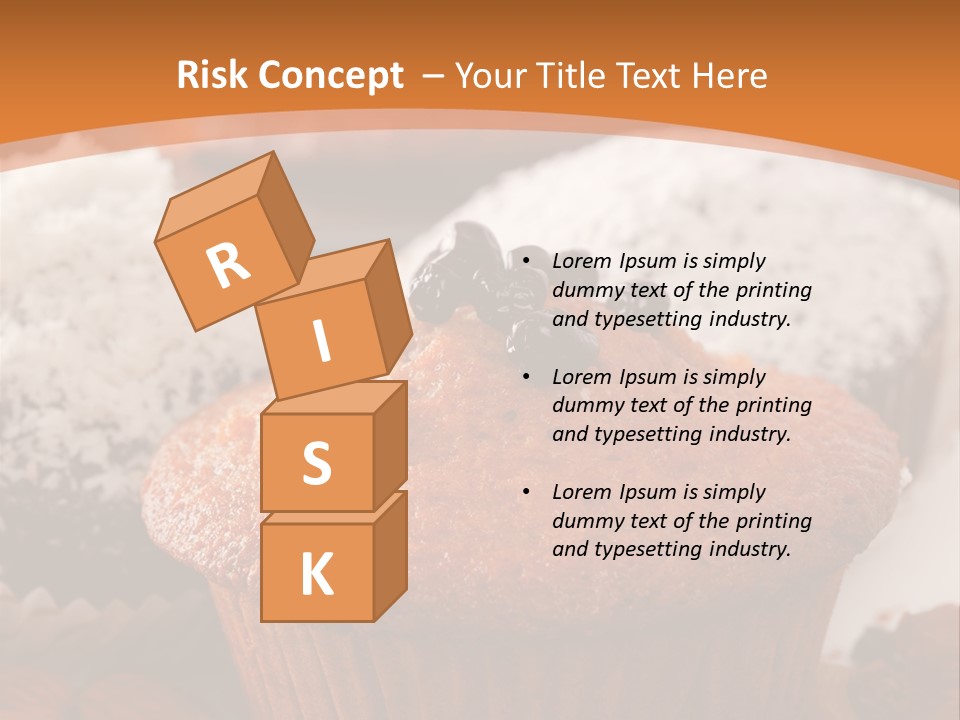 Cupcake Nutrition Treat PowerPoint Template