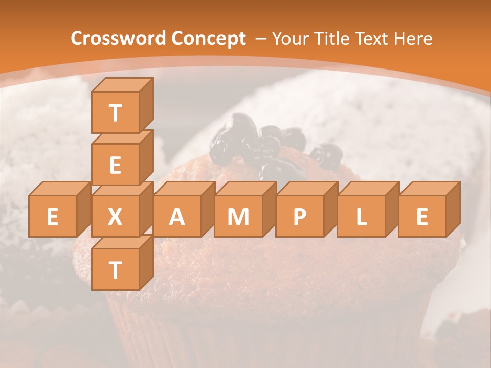 Cupcake Nutrition Treat PowerPoint Template