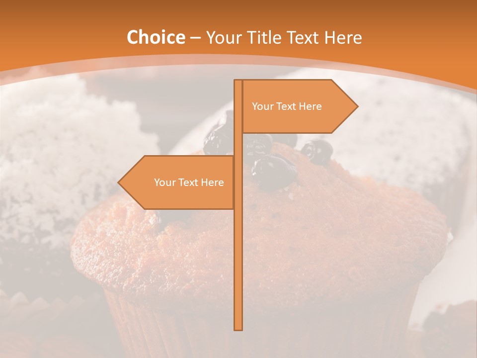 Cupcake Nutrition Treat PowerPoint Template