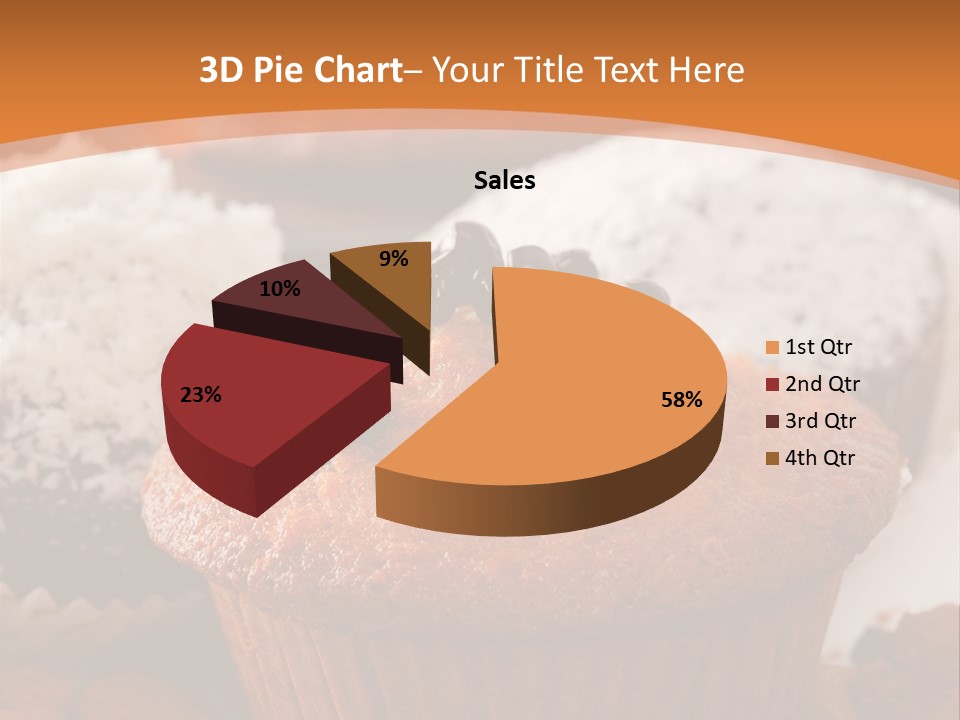 Cupcake Nutrition Treat PowerPoint Template