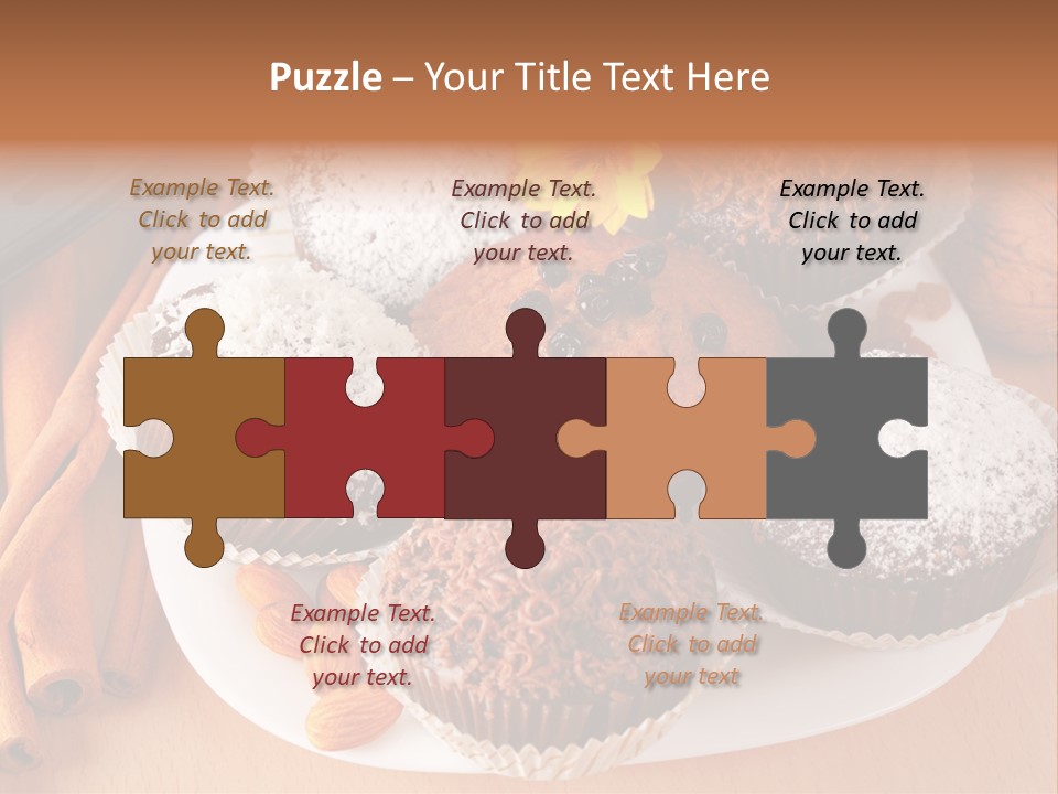 Holiday Confectionery Snack PowerPoint Template