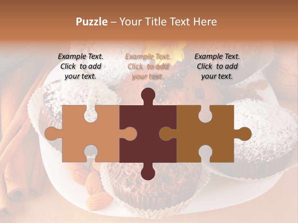 Holiday Confectionery Snack PowerPoint Template