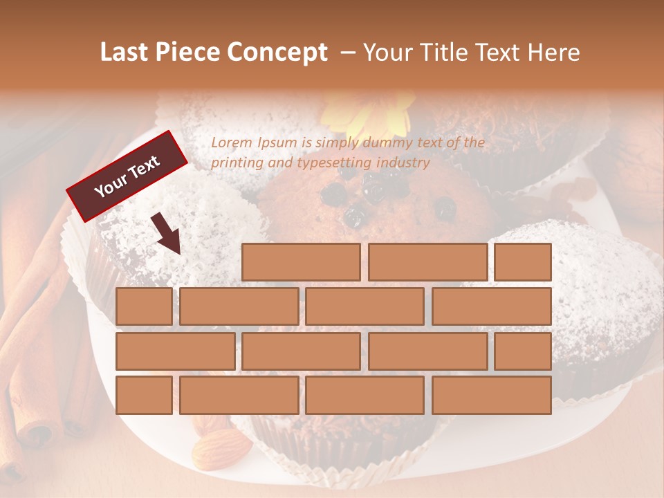 Holiday Confectionery Snack PowerPoint Template