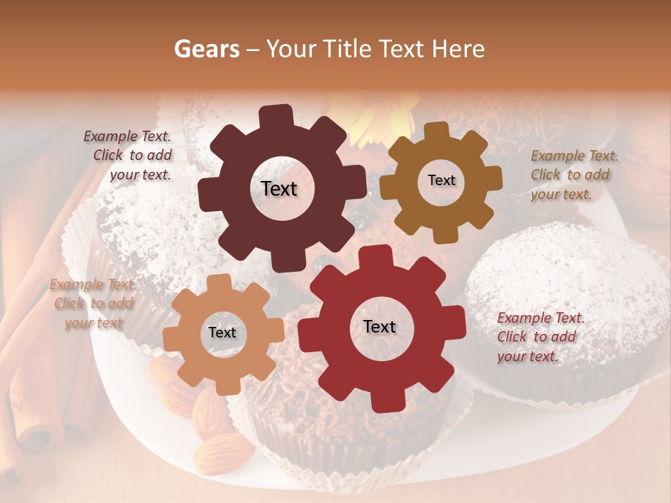 Holiday Confectionery Snack PowerPoint Template