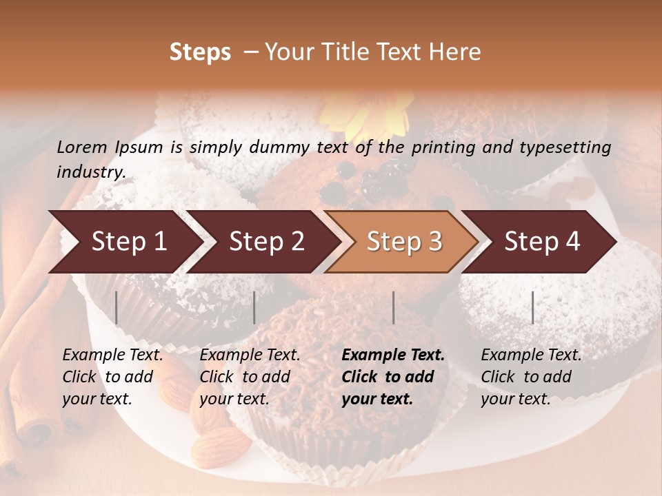 Holiday Confectionery Snack PowerPoint Template