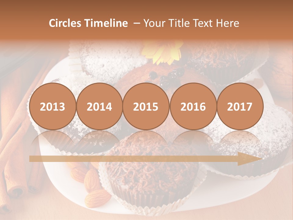 Holiday Confectionery Snack PowerPoint Template