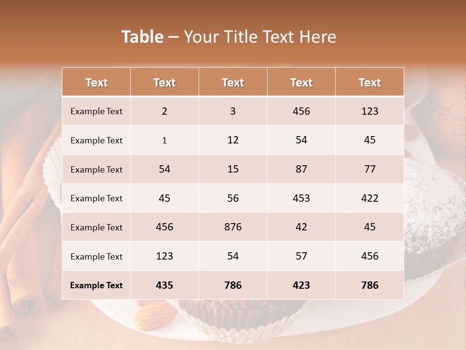 Holiday Confectionery Snack PowerPoint Template