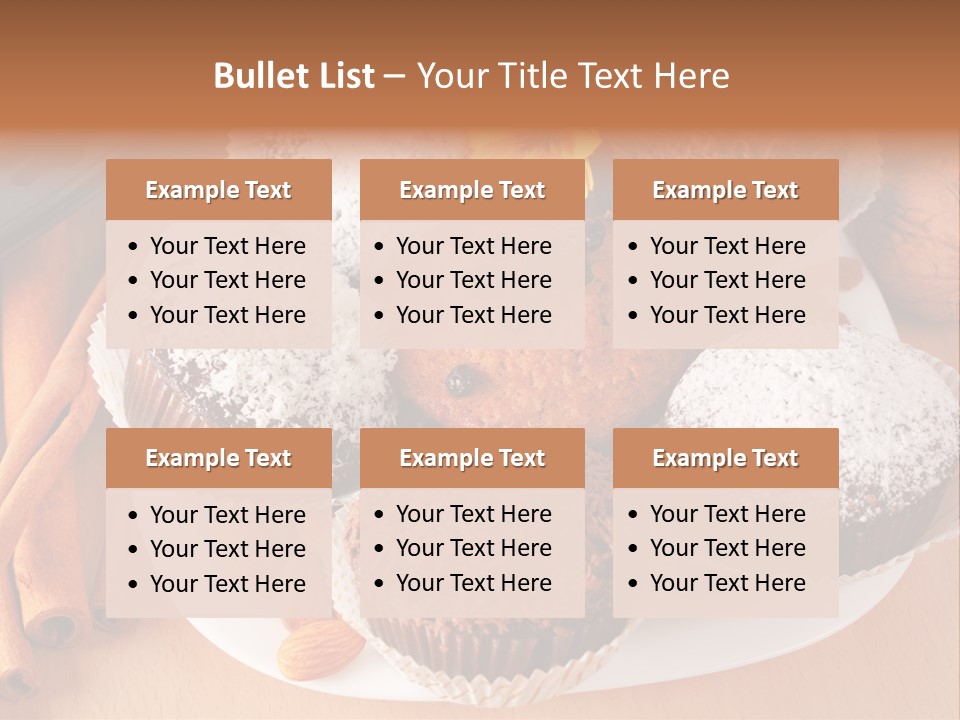 Holiday Confectionery Snack PowerPoint Template