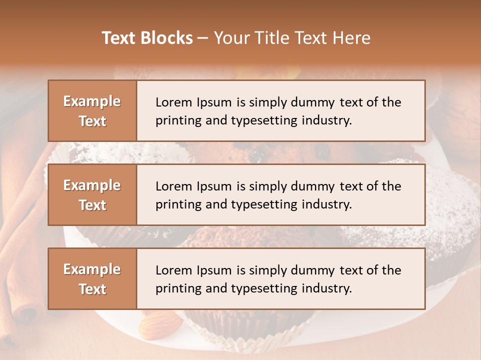 Holiday Confectionery Snack PowerPoint Template