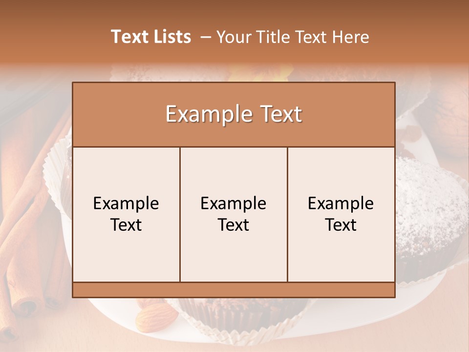 Holiday Confectionery Snack PowerPoint Template