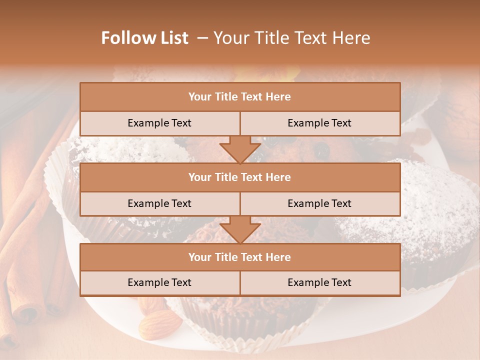 Holiday Confectionery Snack PowerPoint Template
