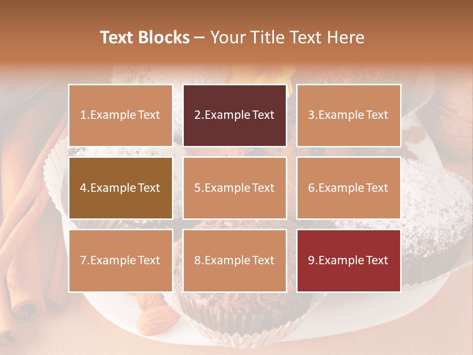 Holiday Confectionery Snack PowerPoint Template